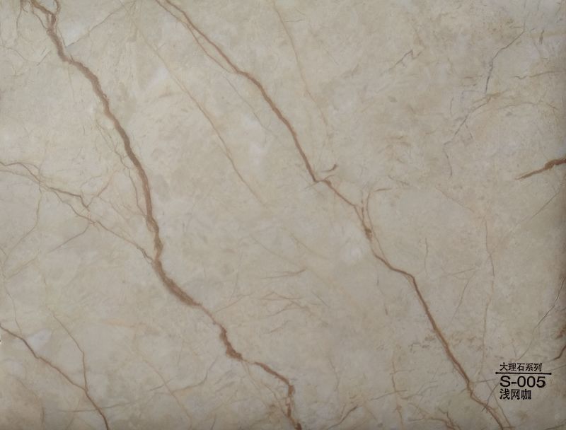 竹木纤维集成墙板大理石系列S-005浅网咖