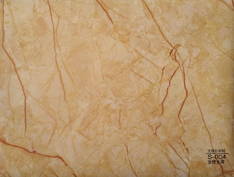 竹木纤维集成墙板大理石系列S-004金钱米黄